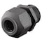 Hubbell Wiring Device-Kellems Cord Connectors, Straight Male, .12" - .25" (2.9-6.4), Nylon Low Profile SECM12B - alternate 2